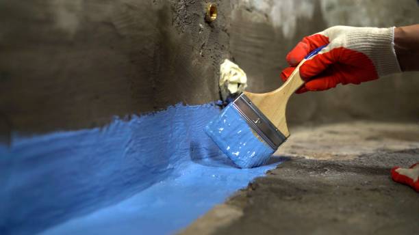 Commercial Basement Waterproofing project at a Matawan, NJ business property by SJ Waterproofing Pros